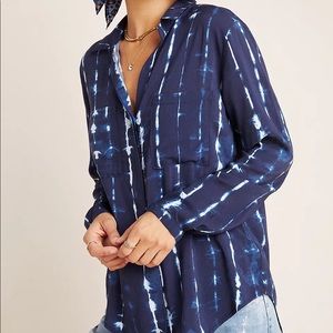 NWTS Cloth & Stone Robyn Tie-Dye Button Down - Small